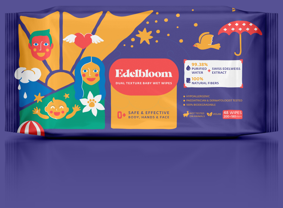 Edelbloom – baby wipes